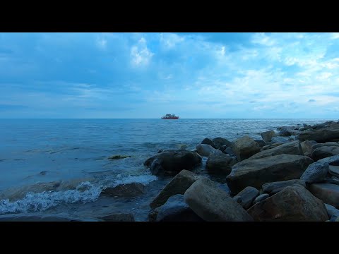 Bay Inal-2 part. Black Sea coast of Russia. Tuapse resort area. Krasnodar region.