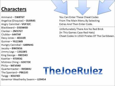 Red Hat Cheat Codes Lego Pirates Mistercuddlz Video Free