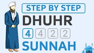 Learn to Pray Zohar Salah Perfectly: Step by Step  4 Rakat Sunnah - Man Hanafi Method - Dhuhr Namaz