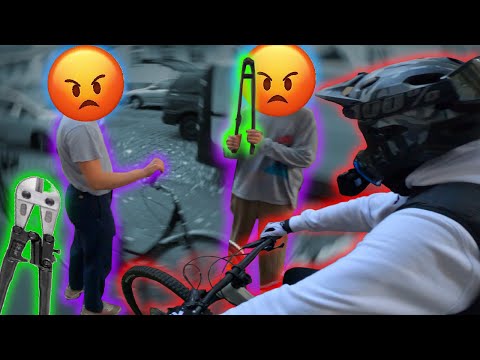 You WANT TO STEAL the bike!? I'LL CONFIDENTATE YOU! (WRONG)