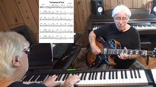 The Shadows Of Paris - Jazz guitar &amp; piano cover ( Henry Mancini )