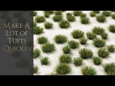Make a Lot of Grass Tufts - Self Adhesive Too!