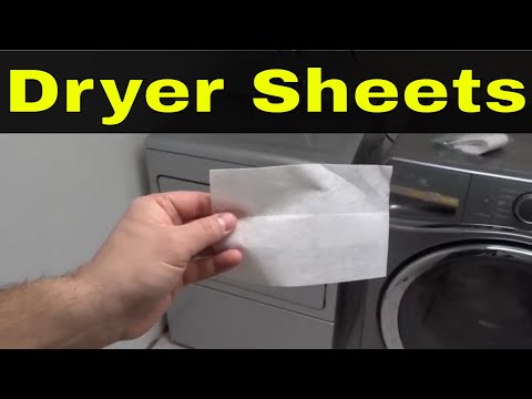 How To Use Dryer Sheets-Easy Tutorial
