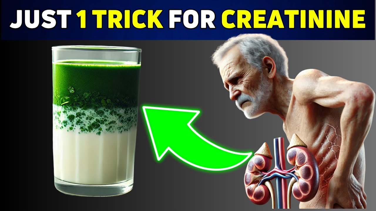 Just 1 Simple DRINK to Lower Creatinine Levels FAST! KIDNEY Health