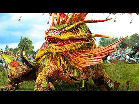 Beastmen VS Lizardmen - Warhammer Battles