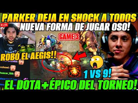 😲PARKER DEJA a todos EN SHOCK! con NUEVA FORMA de jugar a LONE DRUID!😲Team JENZ vs SYNTAX Game 3