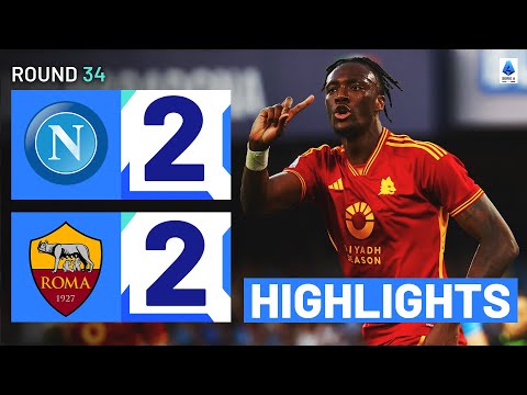 Resumen de Napoli vs Roma Jornada 34
