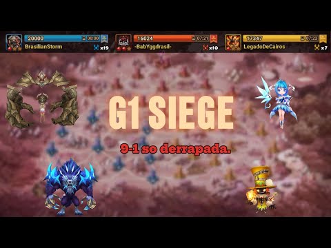 G1 SIEGE | BrasilianStorm vs -BabYggdrasil- vs LegadoDeCairos