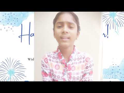 New year wishes 🎉 by Madhulika 😊