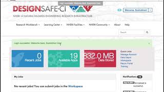 DesignSafe Quickstart: Login