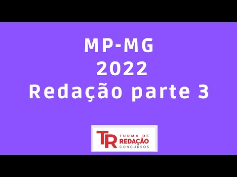 MPMG 2022 - A Redação da Consulplan parte 3