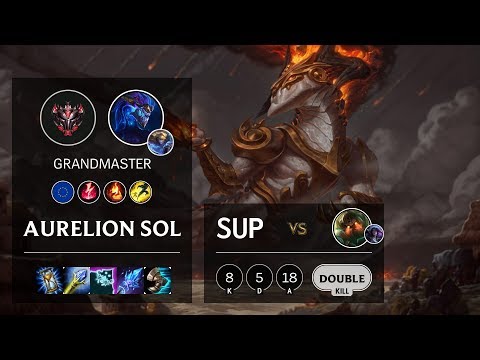 Aurelion Sol Support vs Nautilus - EUW Grandmaster Patch 10.3