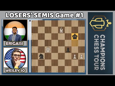 1st Global Chess Champion So Eliminates India's No.1 Junior. IIAIRTHINGS MASTERS 2023 losers' Semis