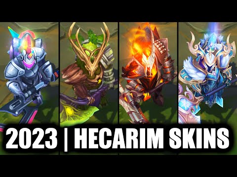 ALL HECARIM SKINS SPOTLIGHT 2023 | League of Legends