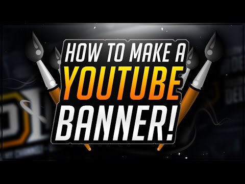How To Make a YouTube Banner in Photoshop! CS6 Channel Art Tutorial!