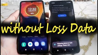 How to reset samsung a50 without Loss Data
