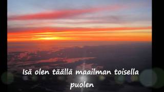 Haloo Helsinki - Maailman toisella puolen (lyrics)