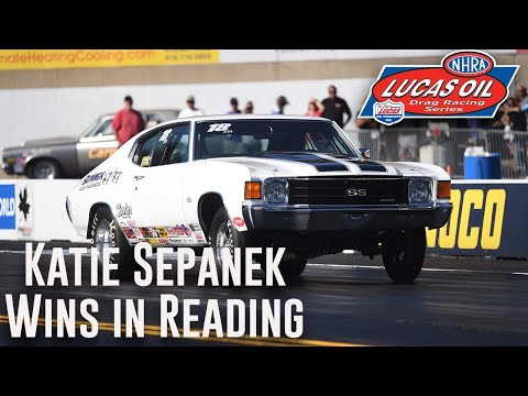 Katie Sepanek wins Stock at Pep Boys NHRA Nationals