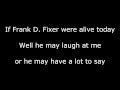 jason mraz - Frank D. Fixer lyrics