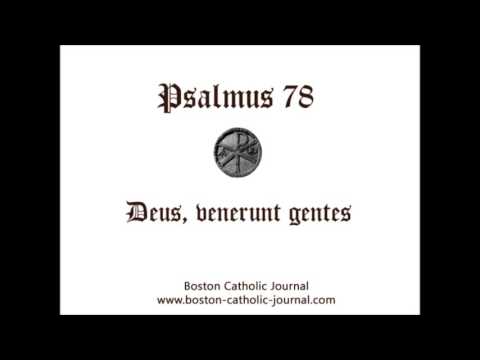 Psalm 78 in Latin