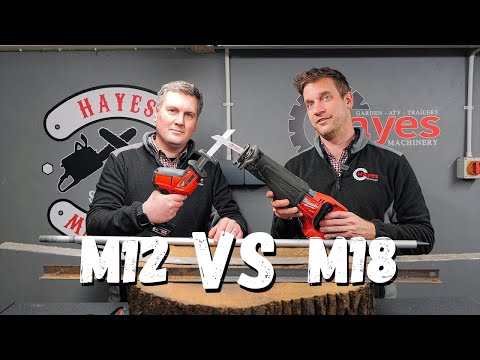 Milwaukee M12 Hackzall VS M18 SAWZALL!