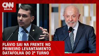 Vídeo: Datafolha: Flávio tem 52% dos votos válidos no 2º turno; Lula, 48% | HORA H