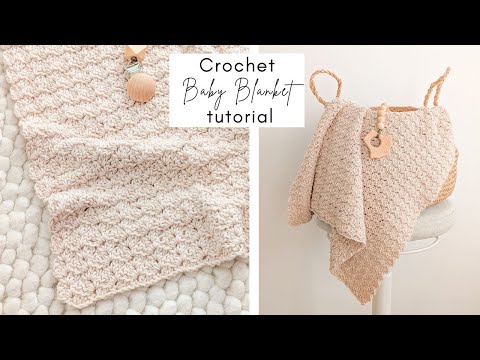Easy Crochet Baby Blanket Tutorial - Perfect for Beginners!