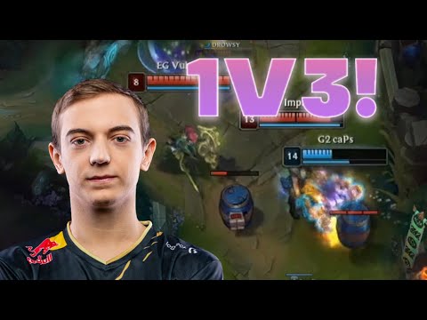 CAPS WITH A 1V3 OUTPLAY!!! MSI 2022