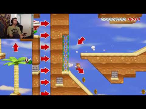 Super Mario Maker 2  - Thwomps - !- Block - Elevator