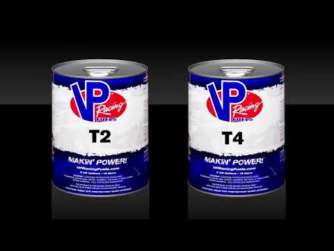 VP Racing Fuels T2, T4, and C50 fuels Commercial