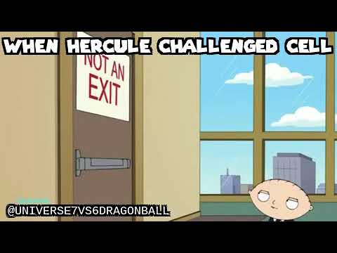Dragonball Super parody meme  (Cell Vs Hercule)