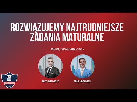 Najtrudniejsze zadania na maturze z WOS-u – LIVE ROZWIĄZYWANIE! (Matura 2026, WOS, Kurs maturalny)