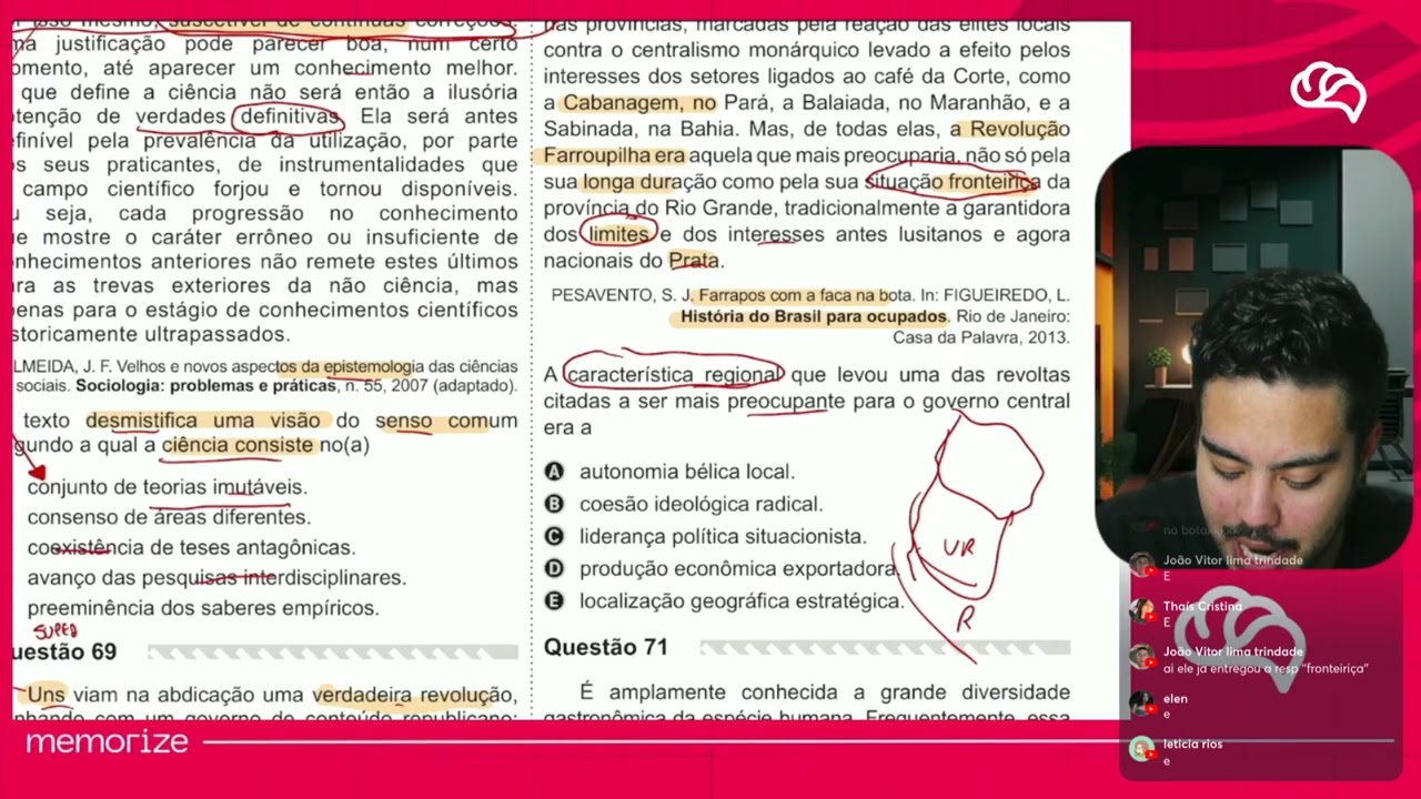 Resolução em Vídeo — Questão 70 ENEM 2019 PPL