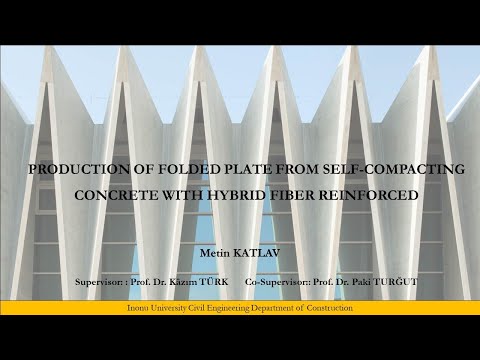 Production of Folded Plate from Hybrid Fiber-Reinforced SCC and Experimental Setup