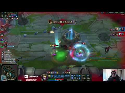 Faker NA SoloQ Cassiopeia Pentakill (Scarra Stream)