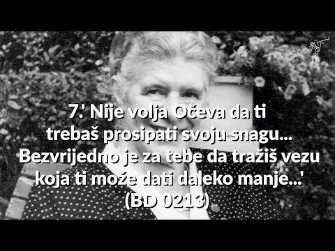 UNUTARNJE BORBE - 7.' Nije volja Očeva da ti trebaš prosipati svoju snagu... Bezvrijedno je...