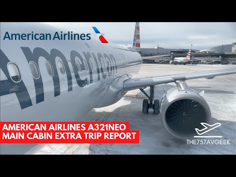 YouTube thumbnail for American Airlines Airbus A321neo