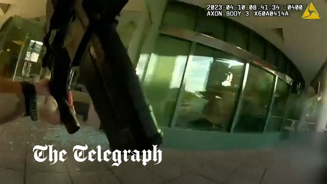 Louisville bank shooting Kentucky police body cam video shows Connor Sturgeon target officers