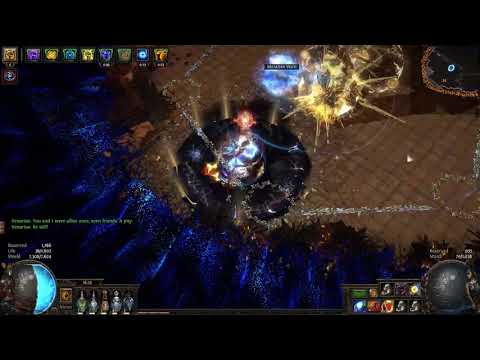 Path of Exile Synthesis -- Augmented Boss 83 with lots of mods :)