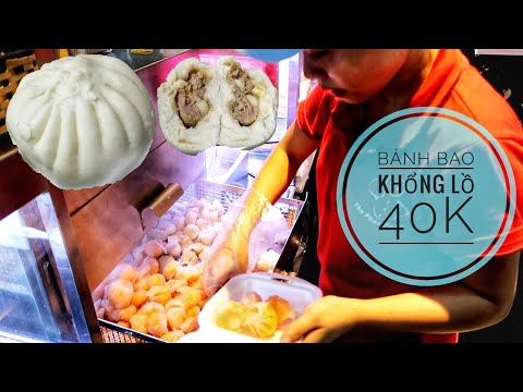 Siêu bất ngờ với Bánh bao khổng lồ 8 trứng bự nhất Sài Gòn | Saigon Travel