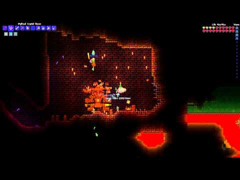 Terraria 1.2 NEW BOSS GOLEM - JUNGLE TEMPLE RUN