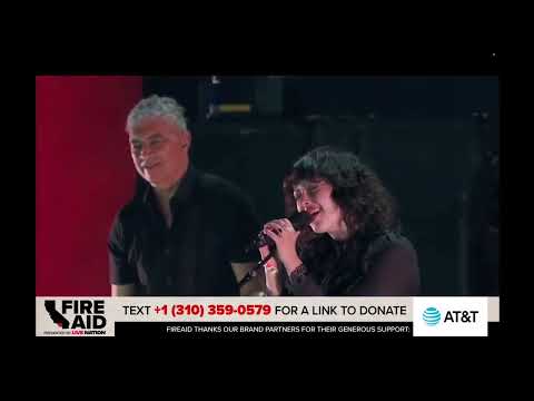 Nirvana: All Apologies live FireAid 2025 Ft. Violet Grohl, Kim Gordon [REUNION]