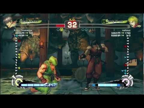 SSF4AE XBL - Kiryu Tsukimiya (Guy) vs. saitouz (Ken)