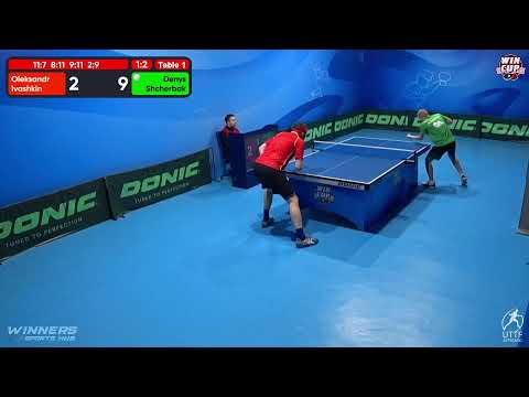 06:00 Oleksandr Ivashkin 1-3 Denys Shcherbak West 7 WIN CUP 15.12.2022 | TABLE TENNIS WINCUP