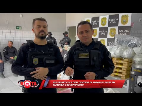 SSP desarticula dois centros de entorpecentes em Parnaíba e Bom Princípio 04 12 2025