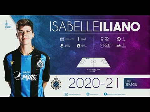 Isabelle Iliano (Club Brugge K.V.) .Season 2021/2022 .Left Back