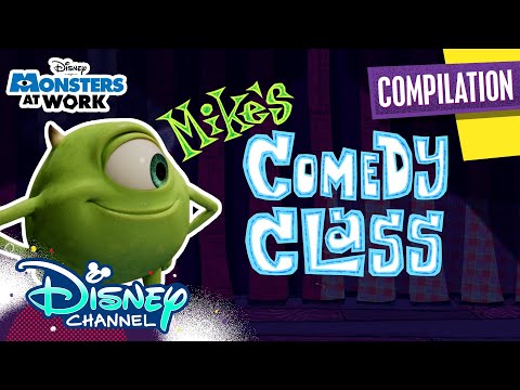 Mike's Comedy Class 🎤 | Compilation | Monsters at Work | @disneychannelanimation