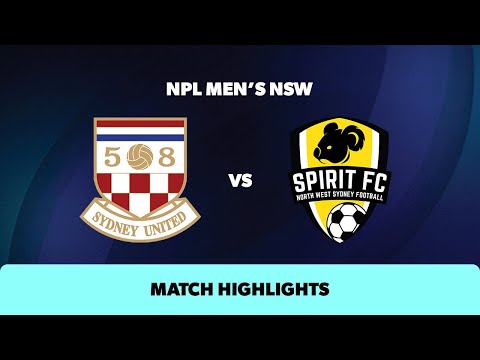 NPL Men's NSW Round 19 Highlights – Sydney United 58 v NWS Spirit FC