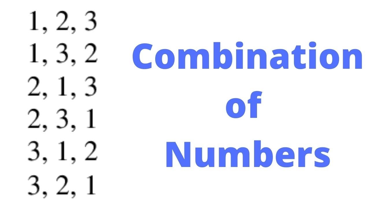 How do you generate all possible combinations of a set of numbers in C