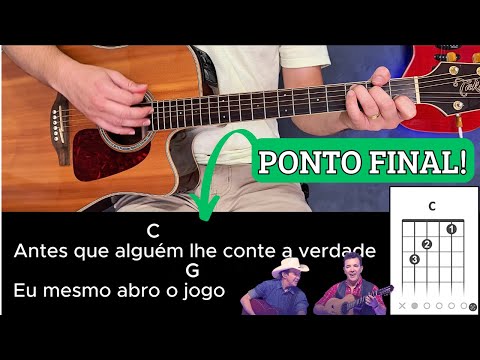 Como Tocar PONTO FINAL (Simplificada no Violão) Di Paullo, Nonatos, Nery